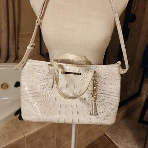 Brahmin White and Silver Color